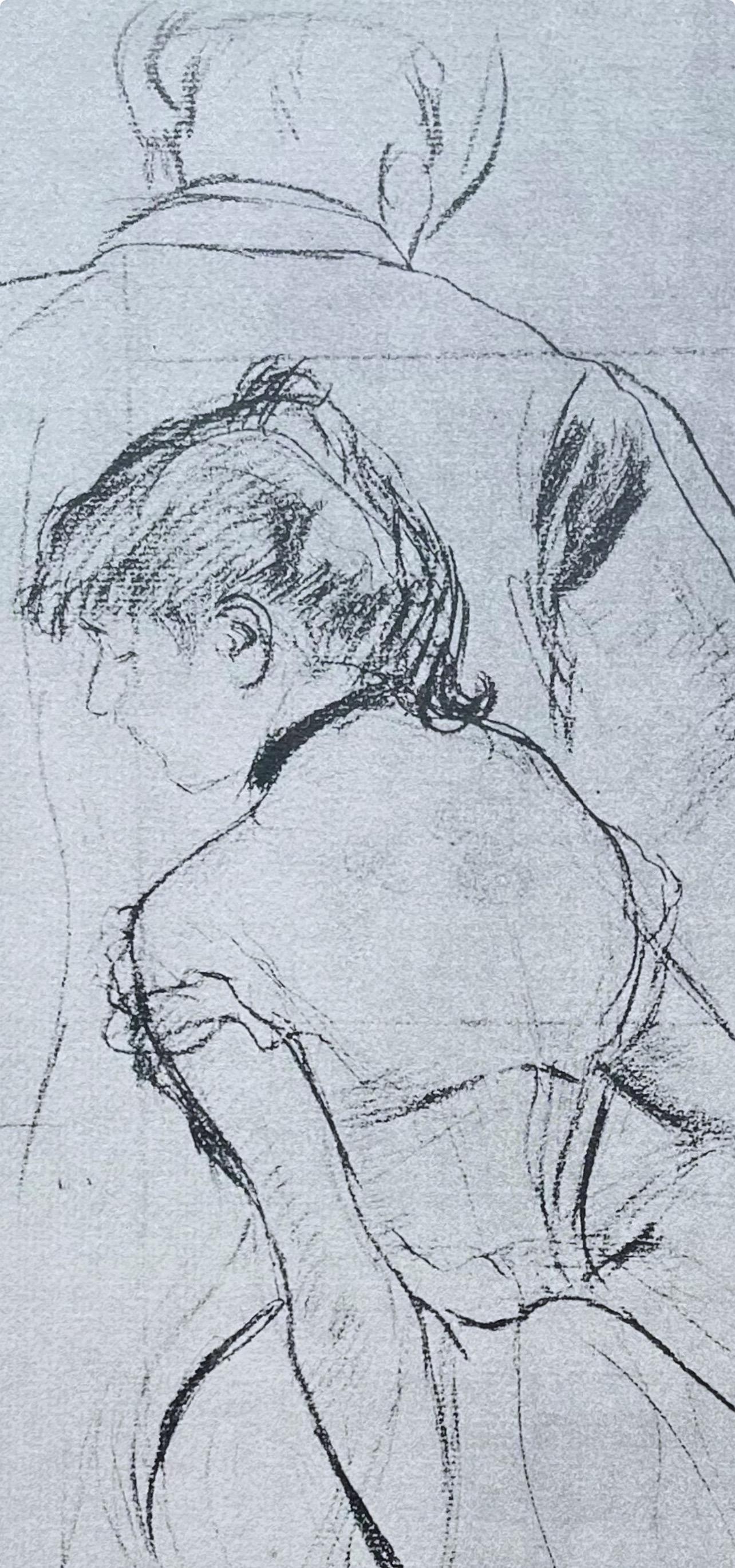 Edgar Degas, Danseuse arrangeant sa robe, 1945 (after) en vente 1