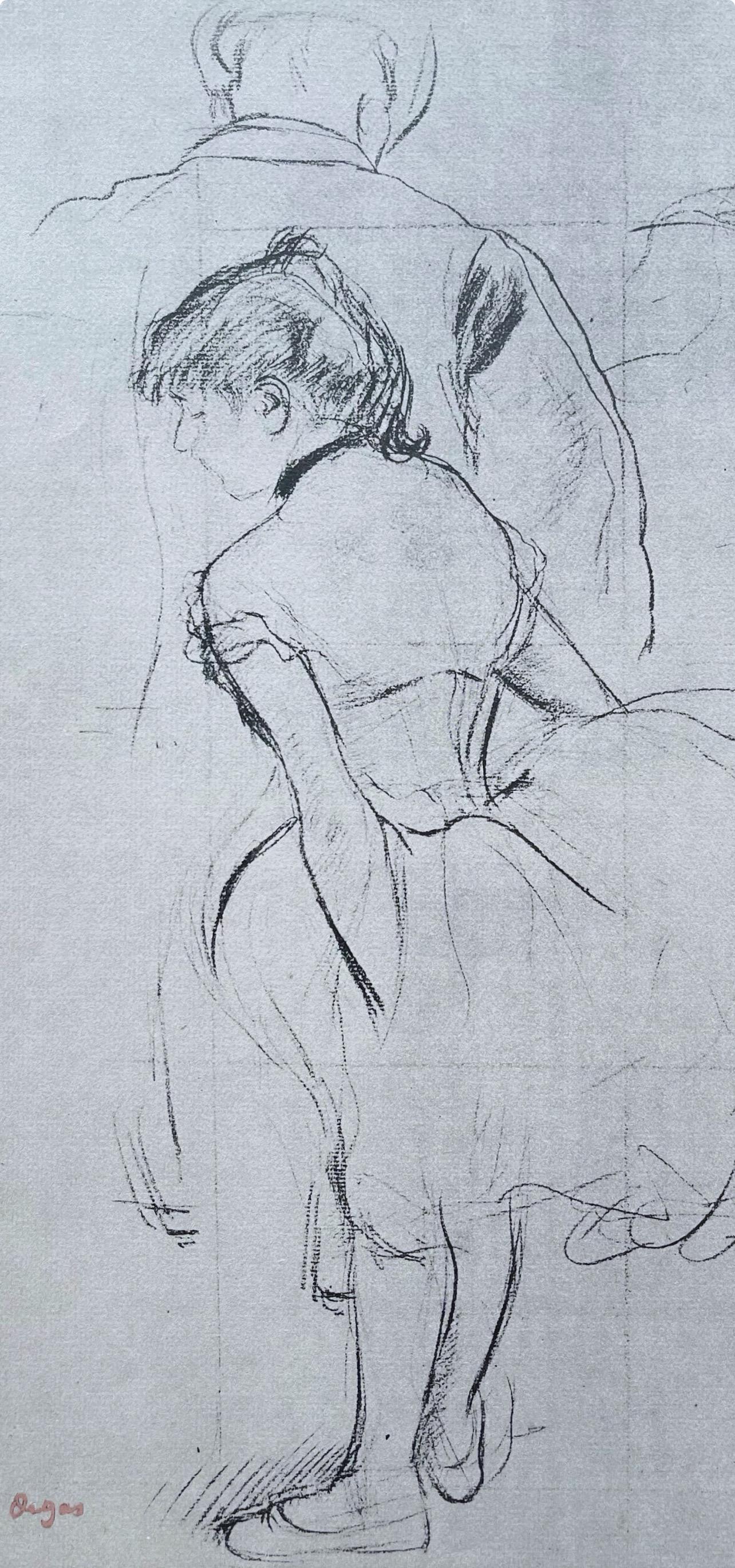 Edgar Degas, Danseuse arrangeant sa robe, 1945 (after) en vente 2