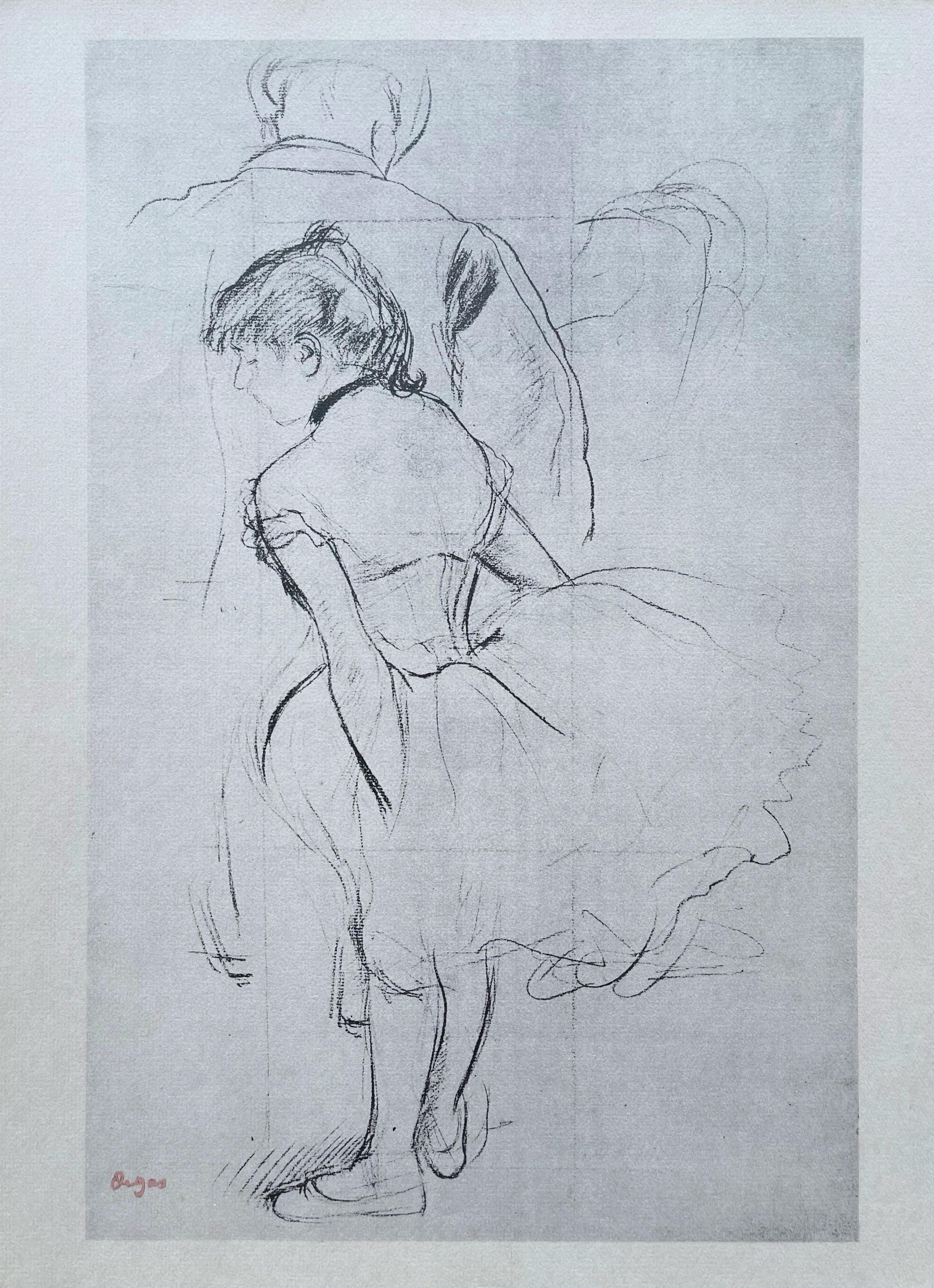 Edgar Degas, Danseuse arrangeant sa robe, 1945 (after) en vente 4
