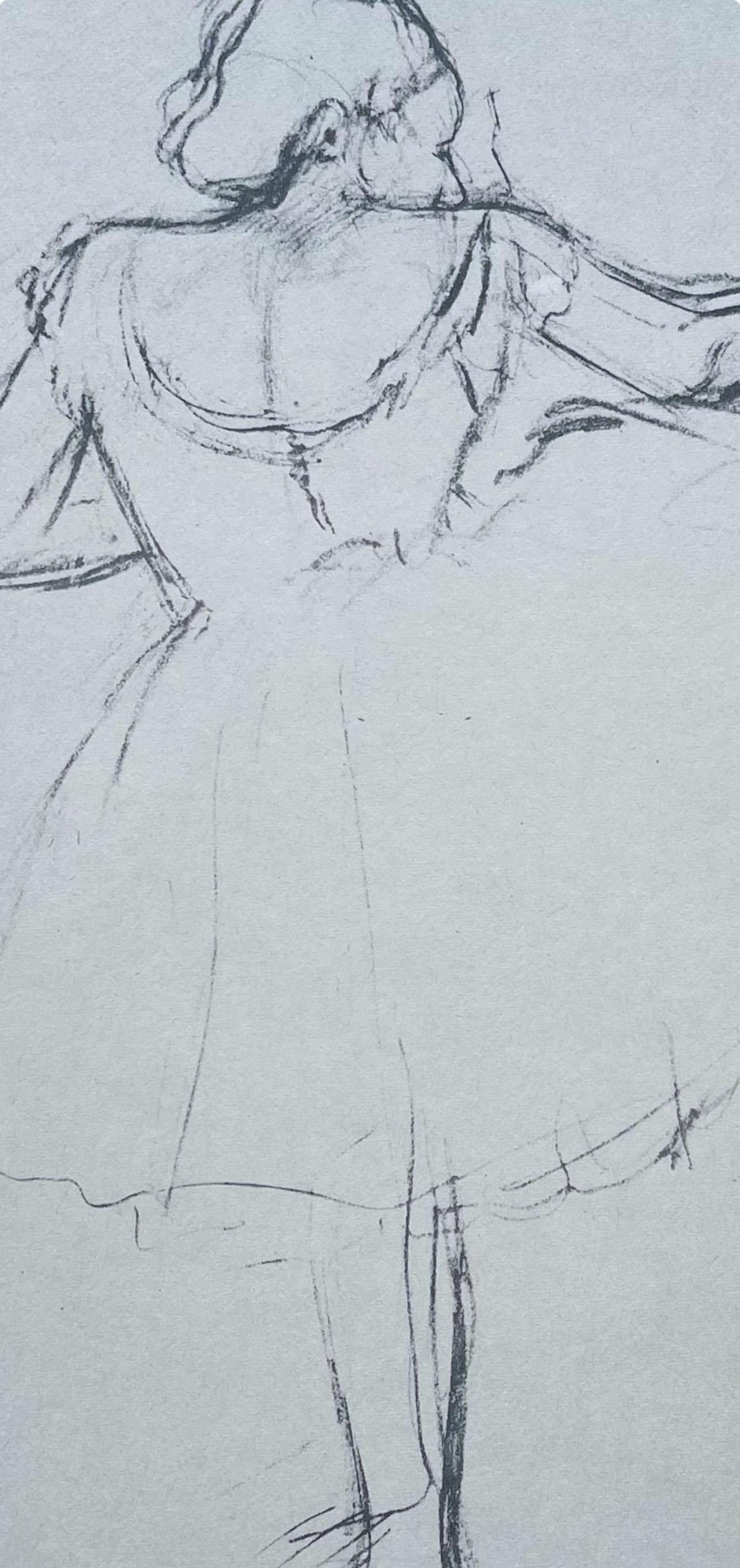 Edgar Degas, Dancer at the Barre, 1945 (after) For Sale 2