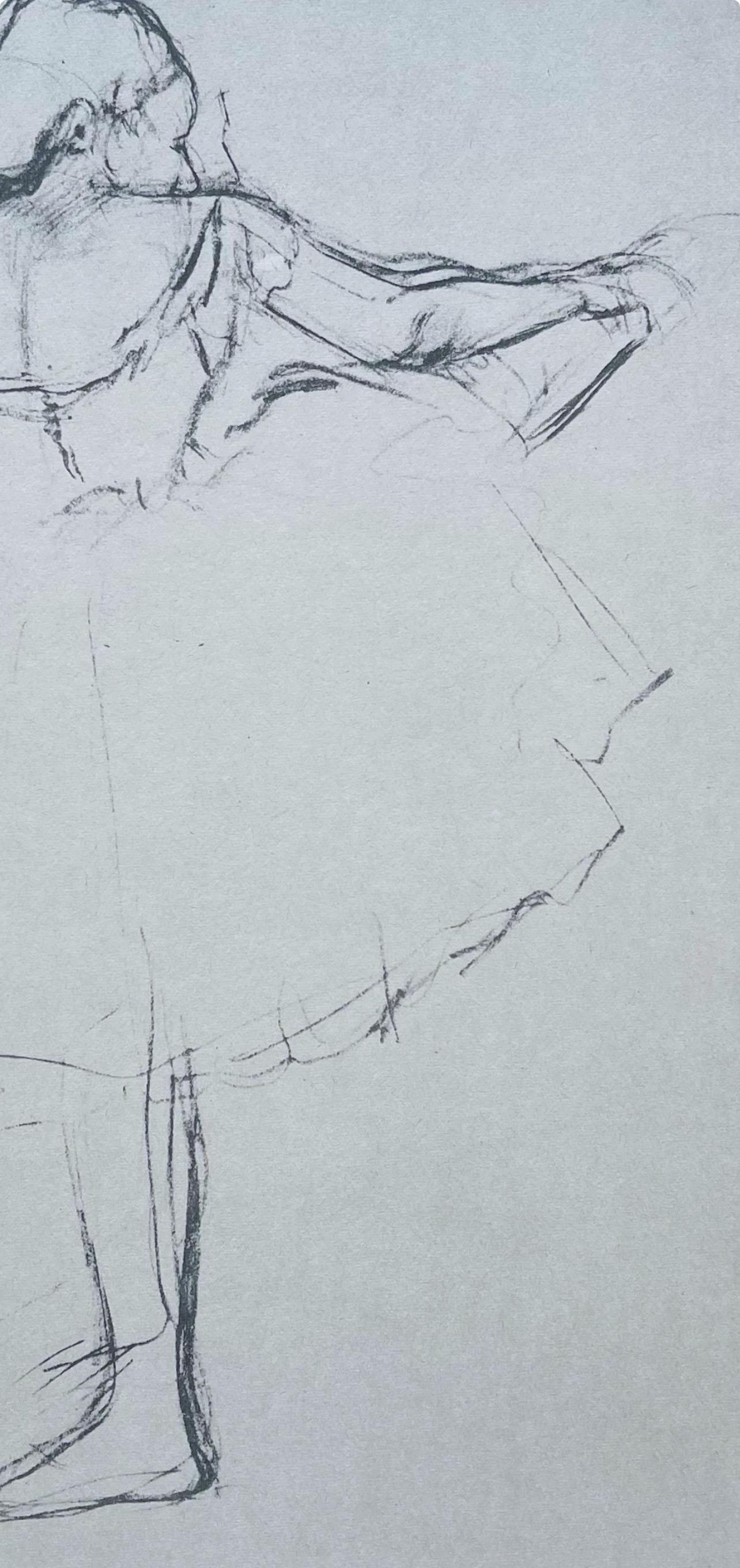 Edgar Degas, Dancer at the Barre, 1945 (after) For Sale 3