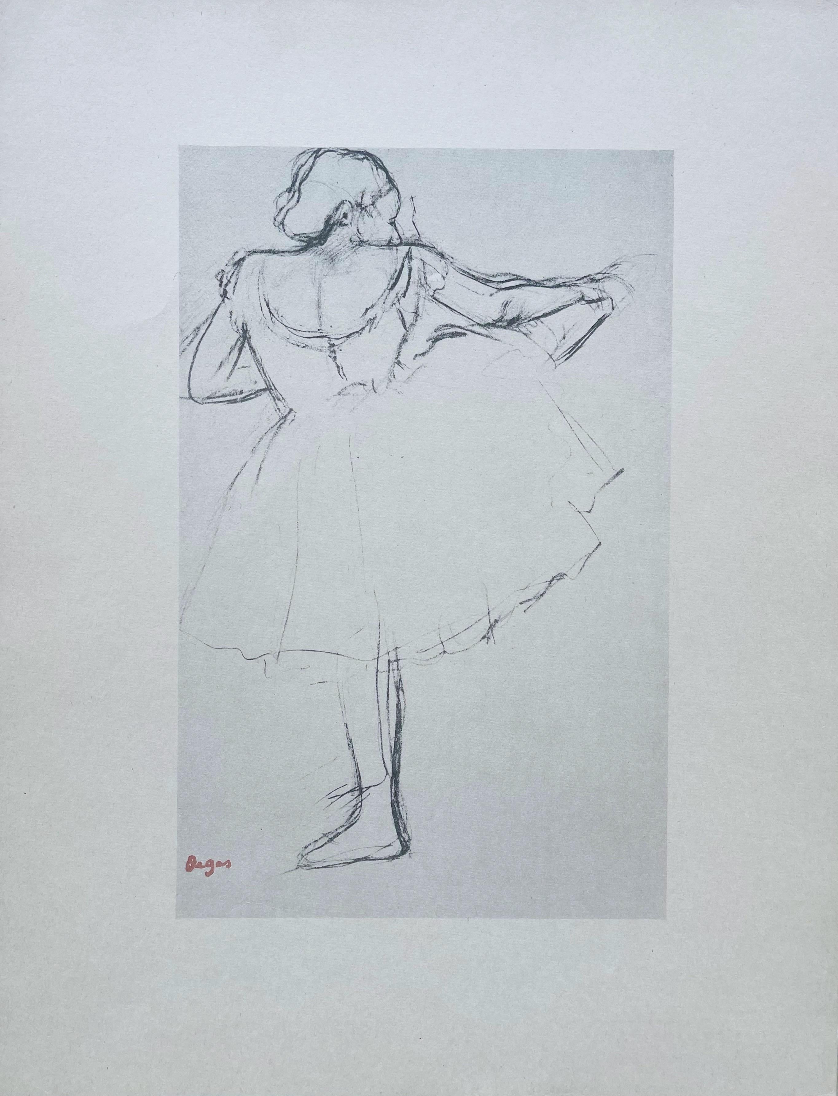 Edgar Degas, Dancer at the Barre, 1945 (after) For Sale 4