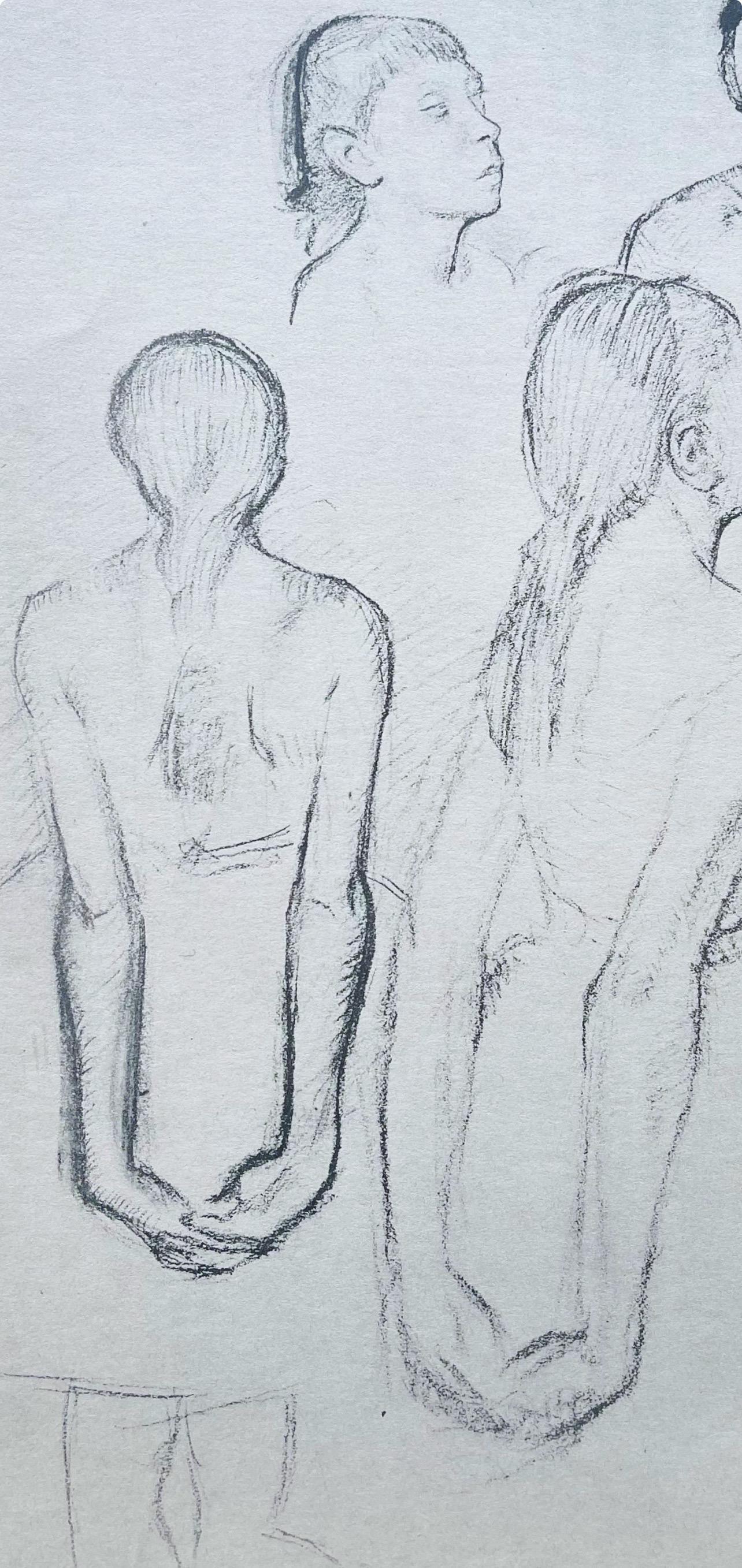 Edgar Degas, Four Sketches of a Little Dancer, 1945 (after) For Sale 1