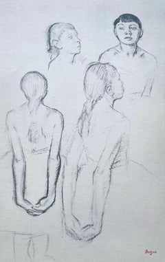 Edgar Degas, Four Sketches of a Little Dancer, 1945 (after)