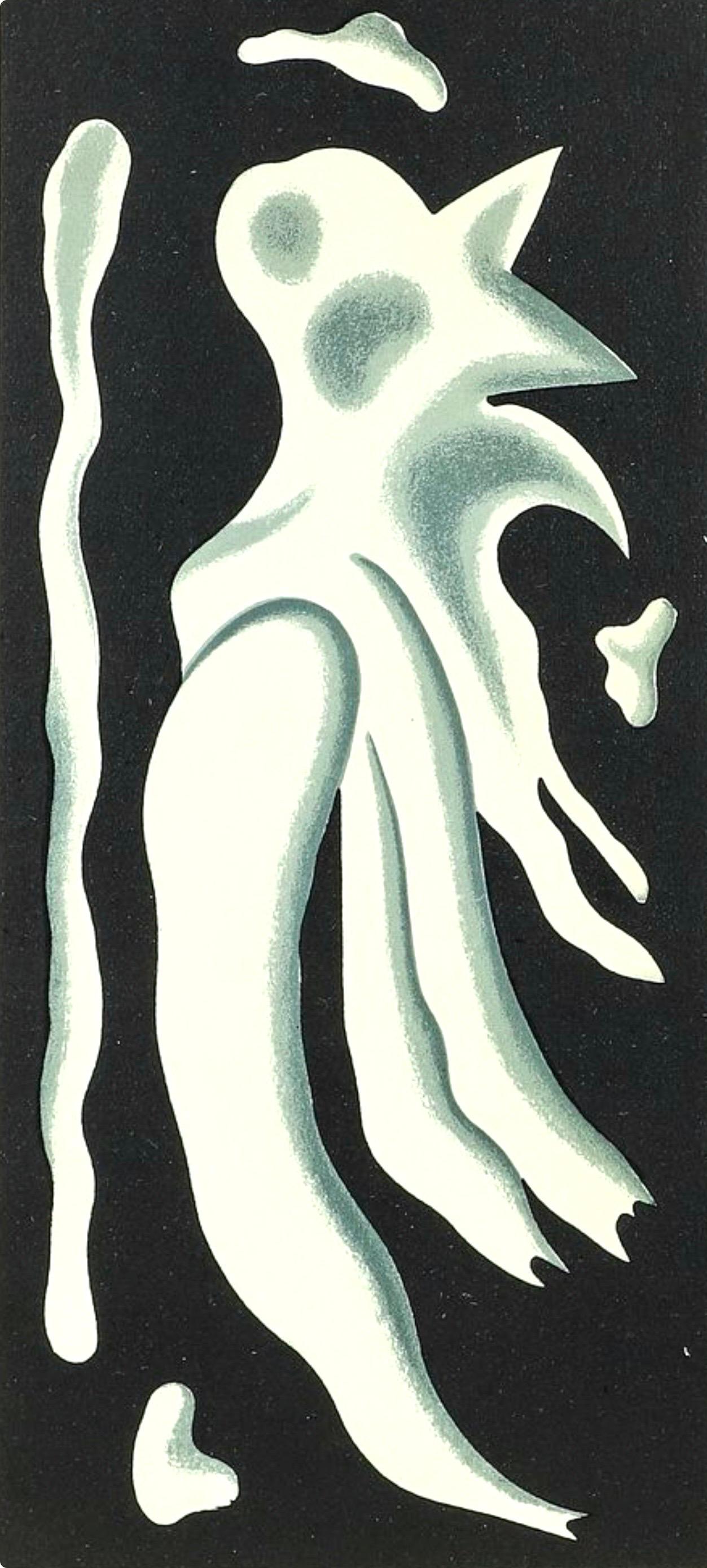 Léger, Komposition, Derrière le miroir (nach) – Print von Fernand Léger