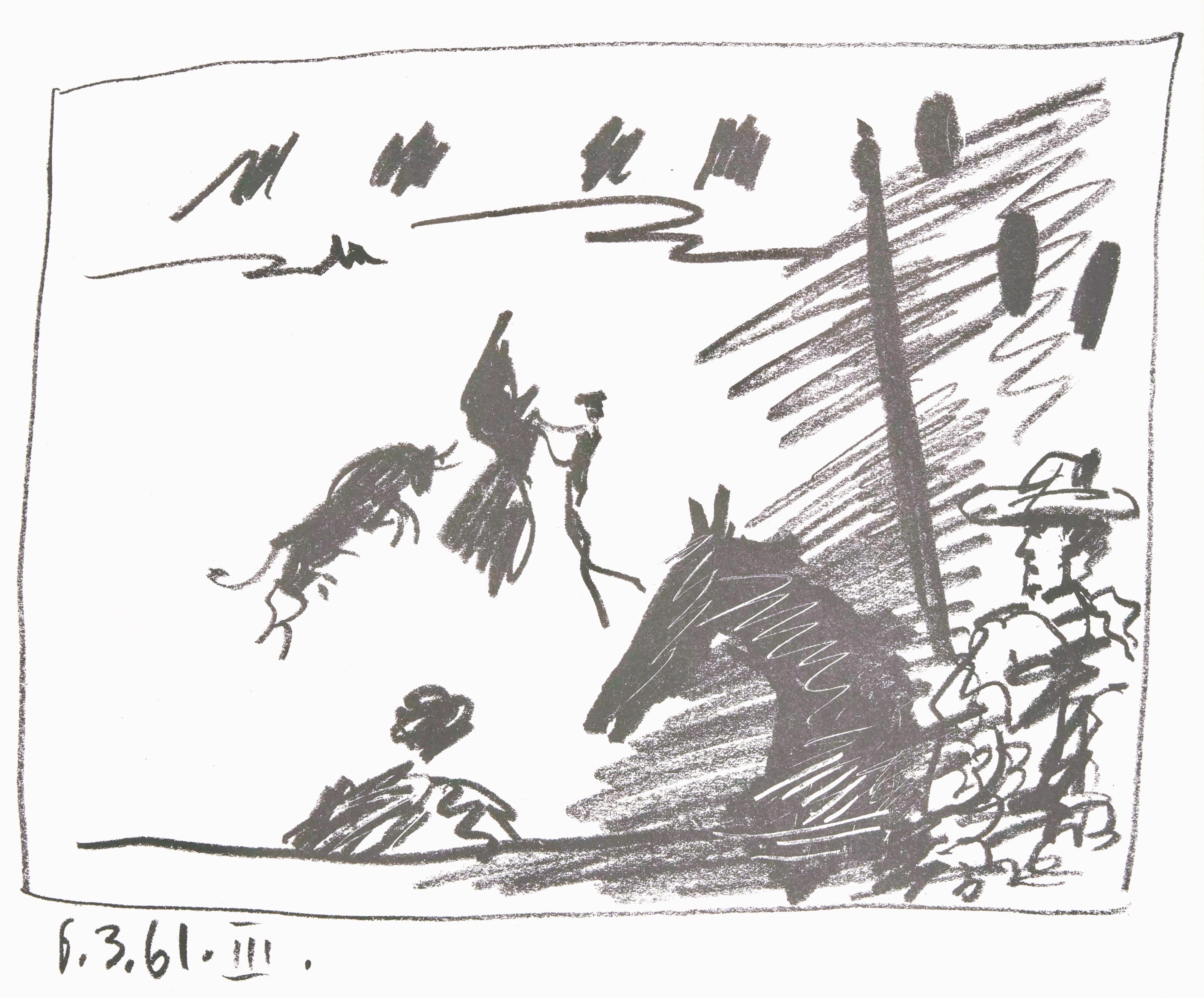 Pablo Picasso, The Cape Game, from To the Bulls with Picasso, 1961