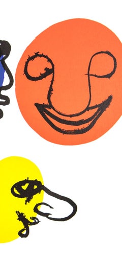 Alexander Calder, The Three Faces, from Derriere le miroir, 1976