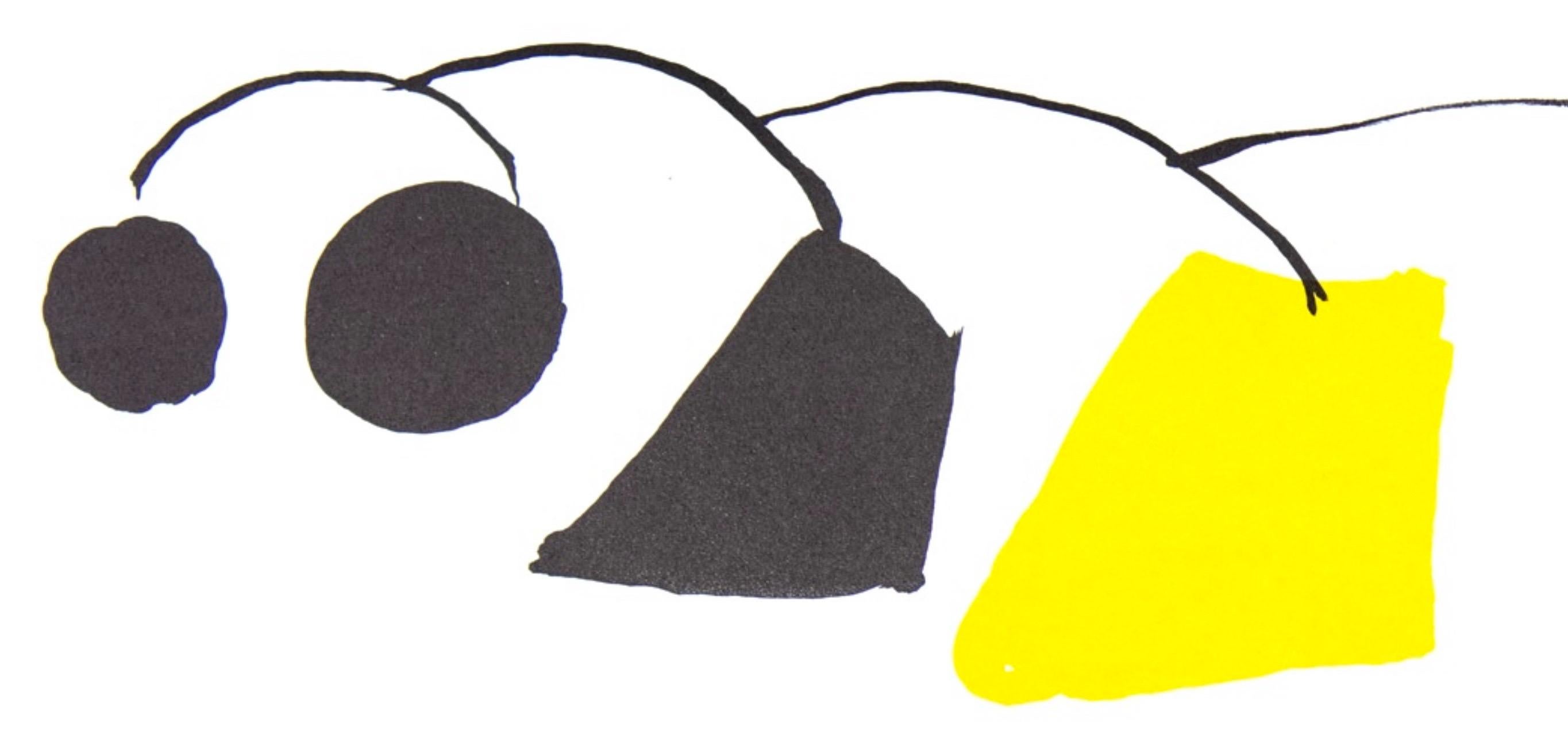 Zusammensetzung, Derrière le miroir (Moderne), Print, von Alexander Calder