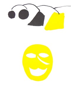 Alexander Calder, Yellow Face, from Derriere le miroir, 1976