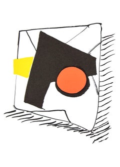 Alexander Calder, Untitled and The Three Faces, from Derriere le miroir, 1976