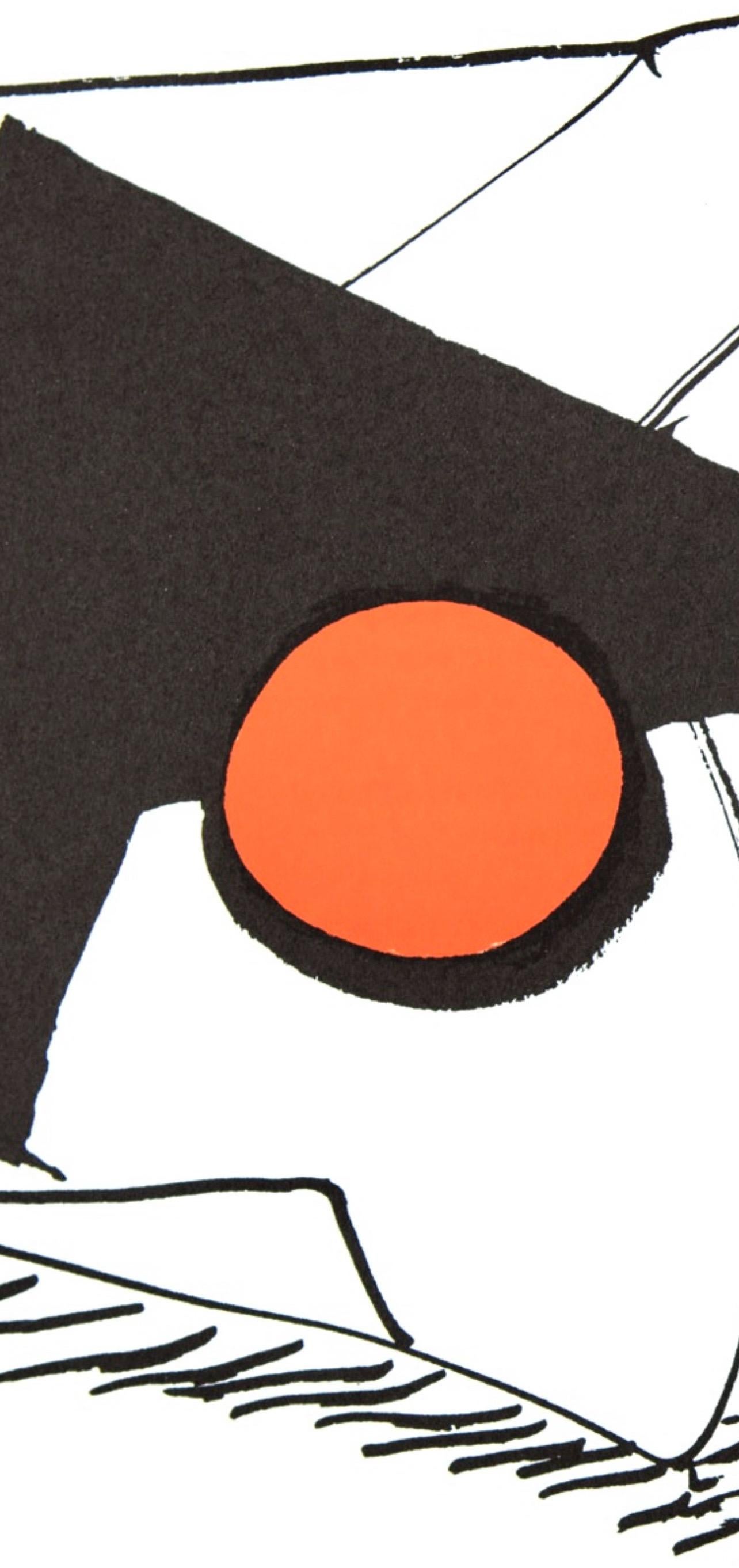 Alexander Calder, Untitled and The Three Faces, from Derriere le miroir, 1976 For Sale 3