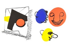 Alexander Calder, Untitled and The Three Faces, from Derriere le miroir, 1976