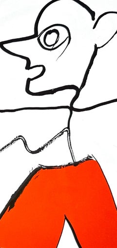 Alexander Calder, Man with Raised Arms, from Derriere le miroir, 1976