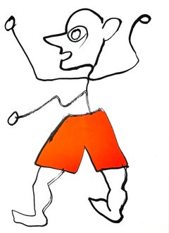 Alexander Calder, Man with Raised Arms, from Derriere le miroir, 1976