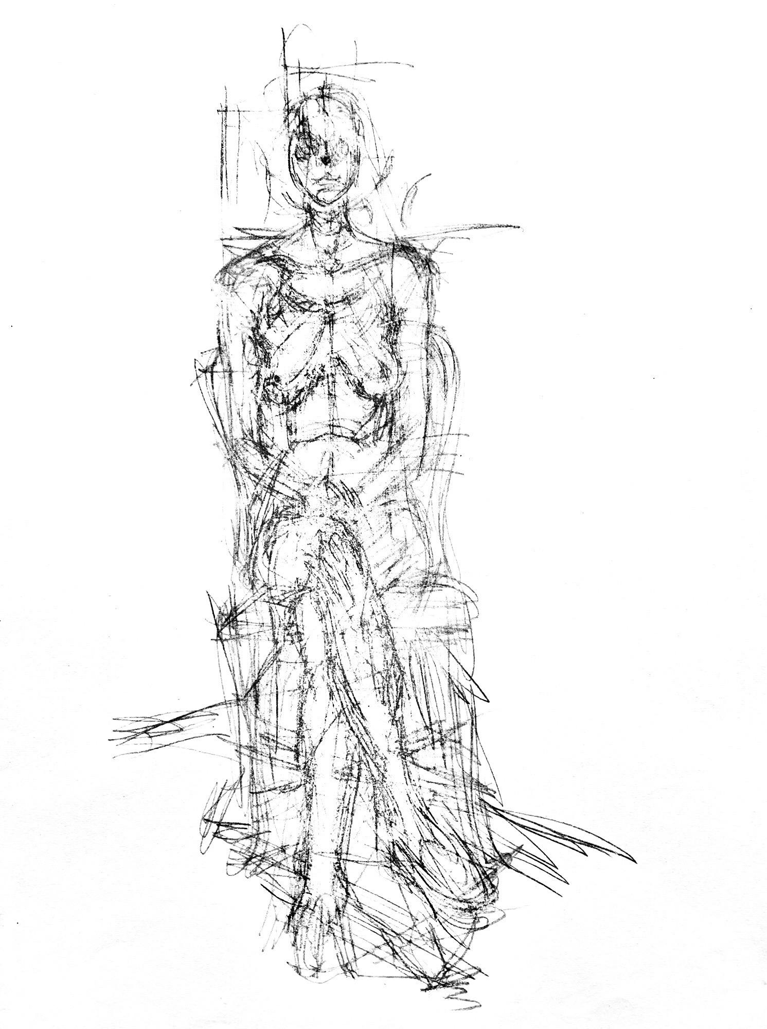 Giacometti, Komposition, Derrière le miroir (nach)