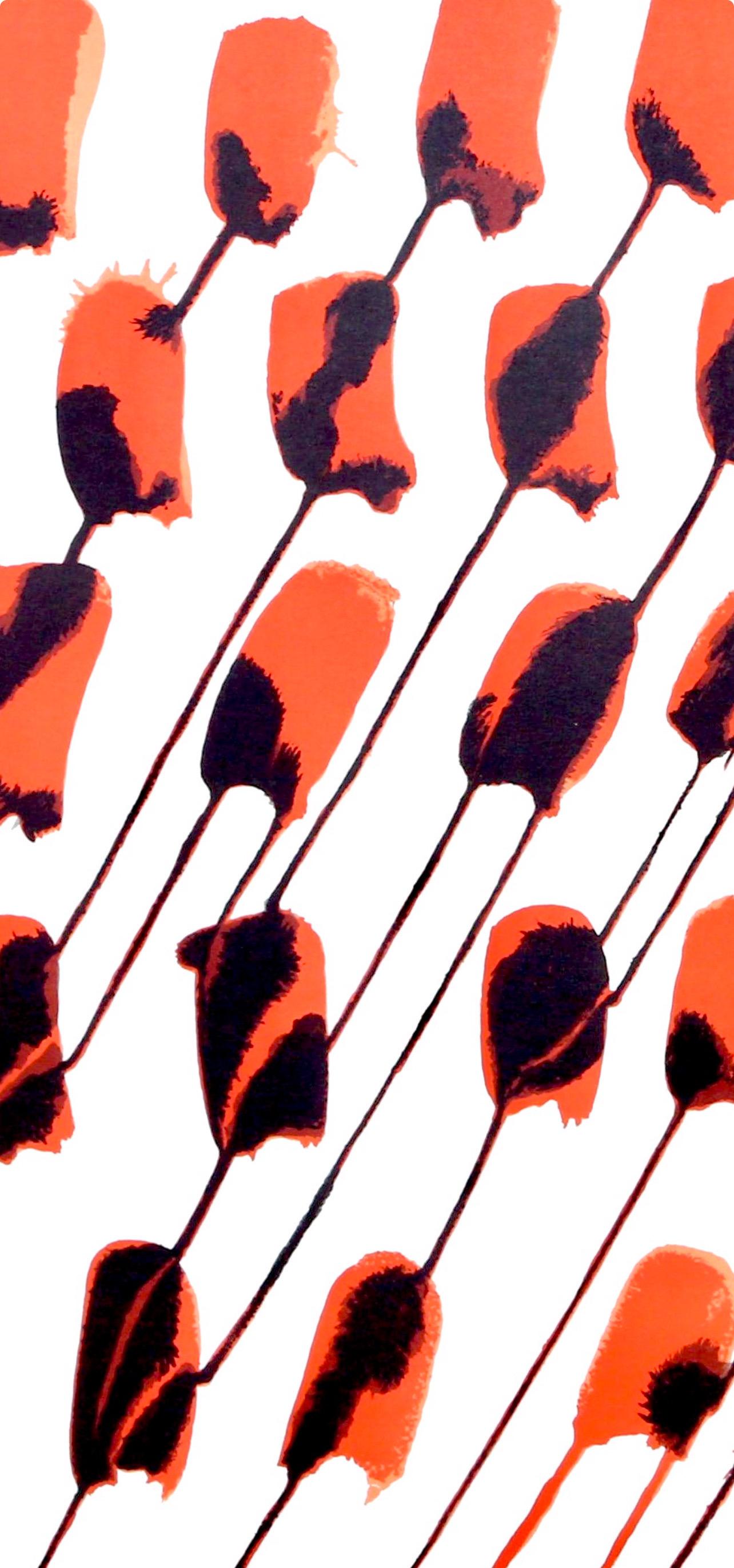 Zusammensetzung, Derrière le miroir – Print von Alexander Calder