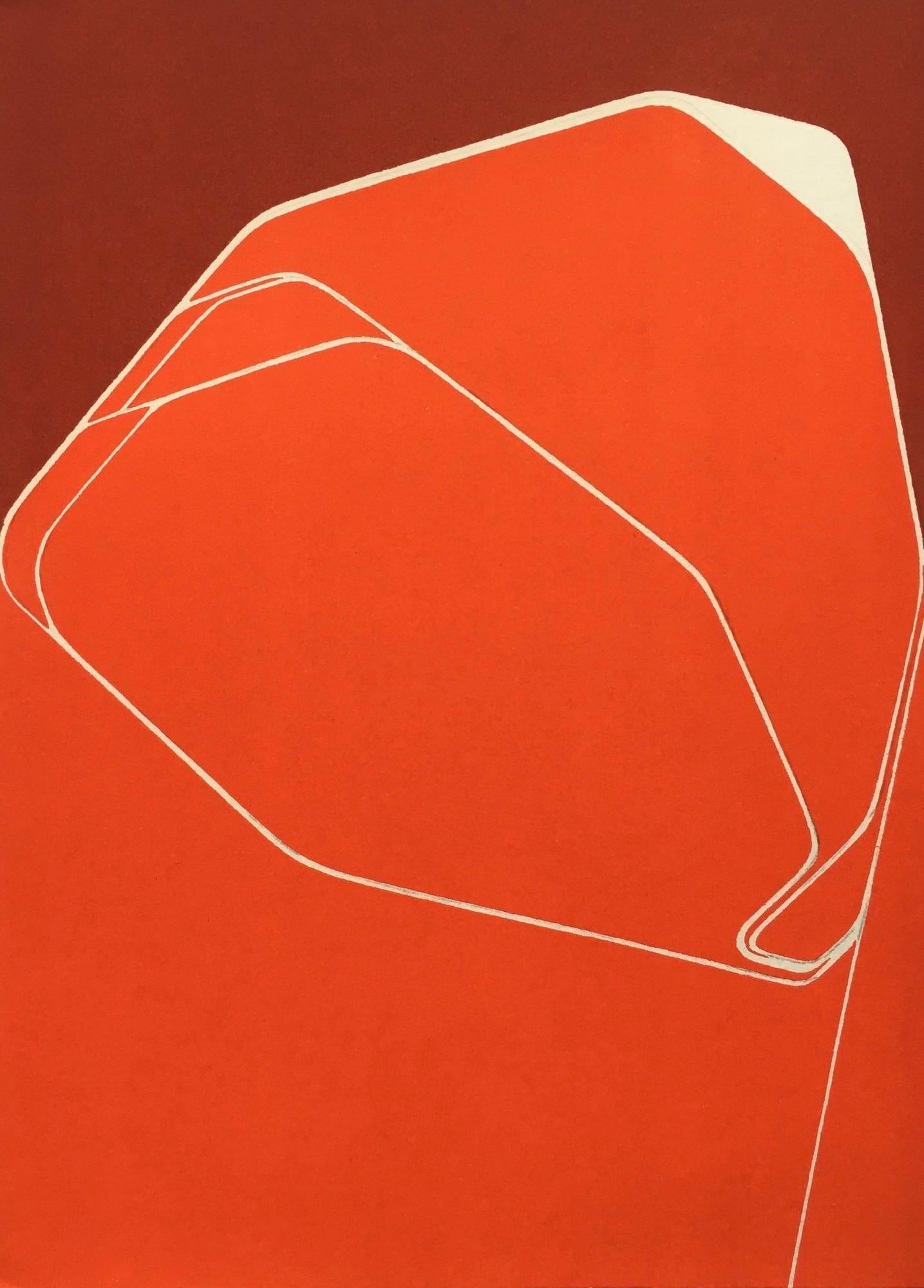 Pablo Palazuelo, Untitled, from Derriere le Miroir, 1970