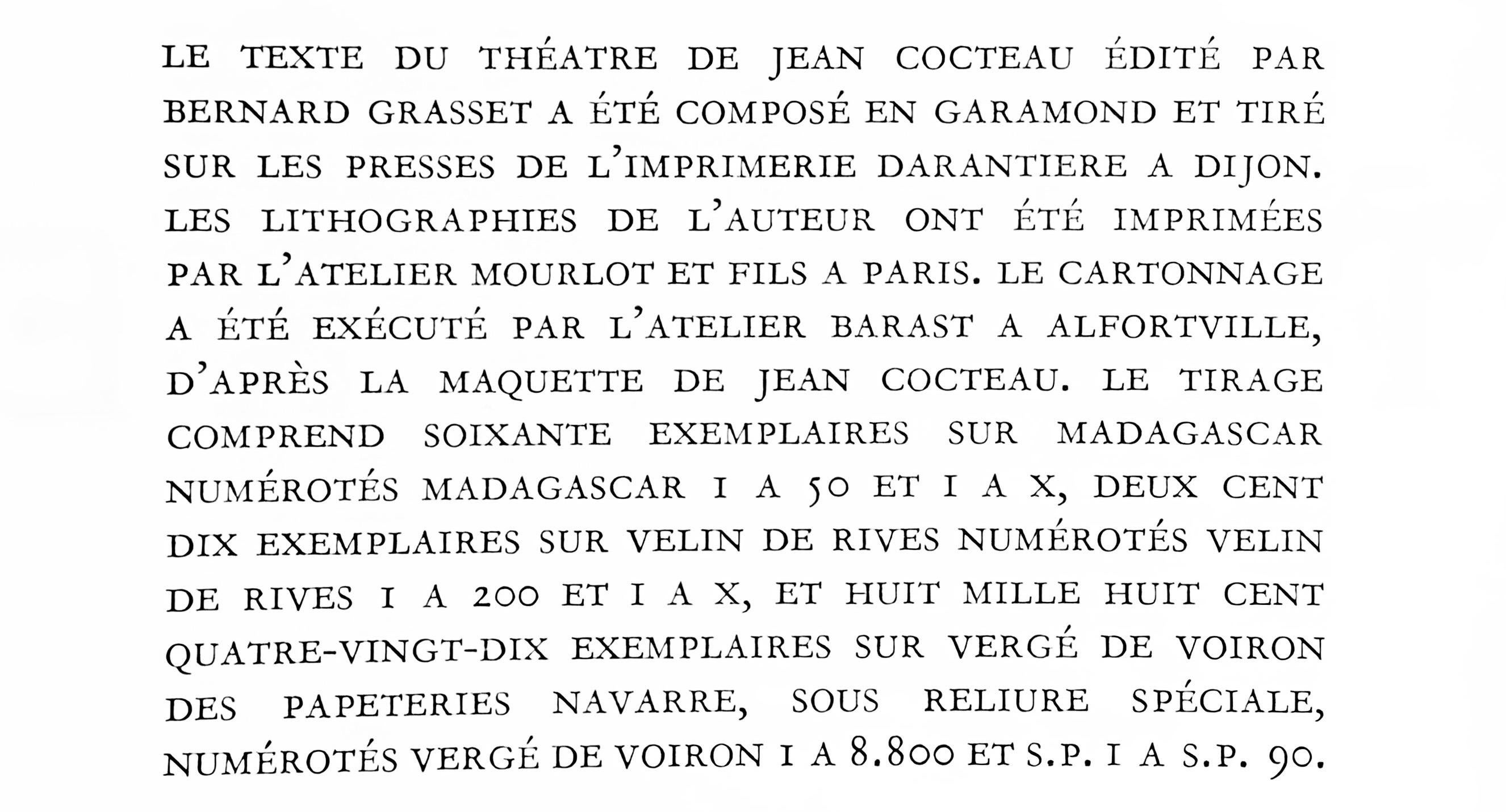 Jean Cocteau, Scene III, The Bridal Couple of the Eiffel Tower, Theatre, 1957 For Sale 6