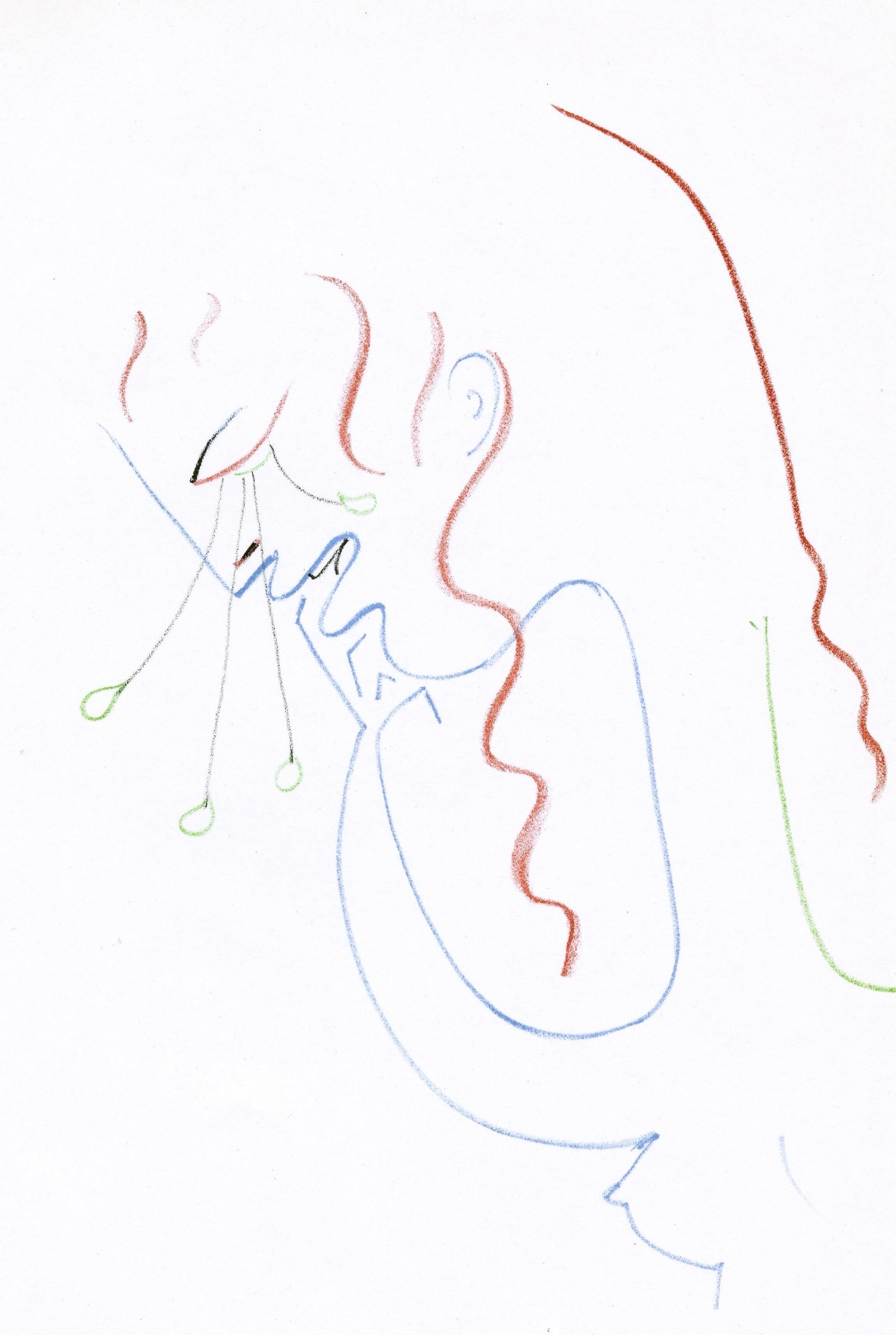 Jean Cocteau, Antigone V, from Theatre, 1957