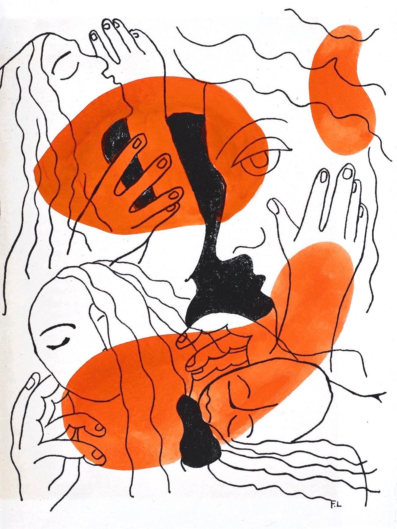 Composition (saphire 24-38), Les Illuminations, Fernand Léger