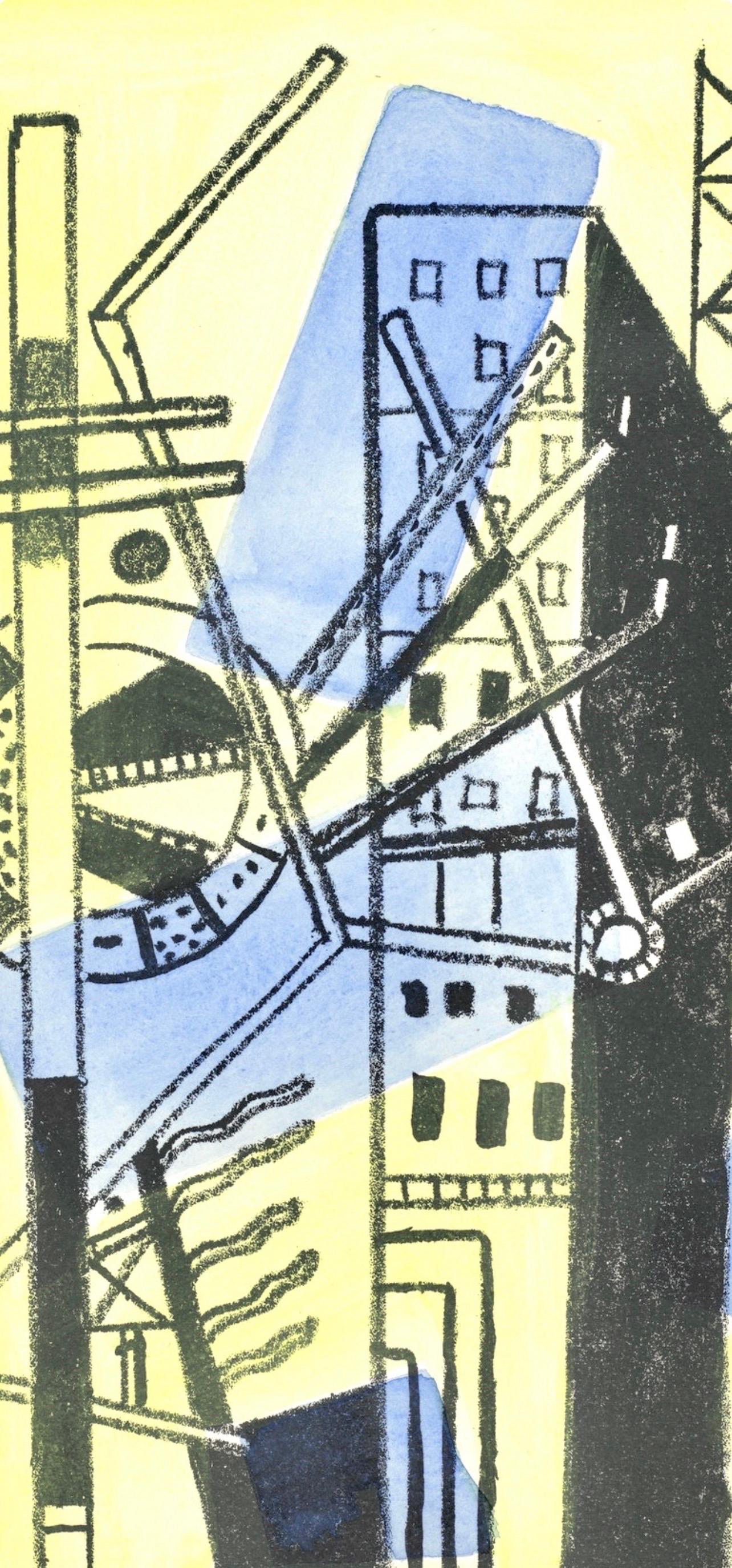 Composition (saphire 24-38), Les Illuminations, Fernand Léger en vente 1