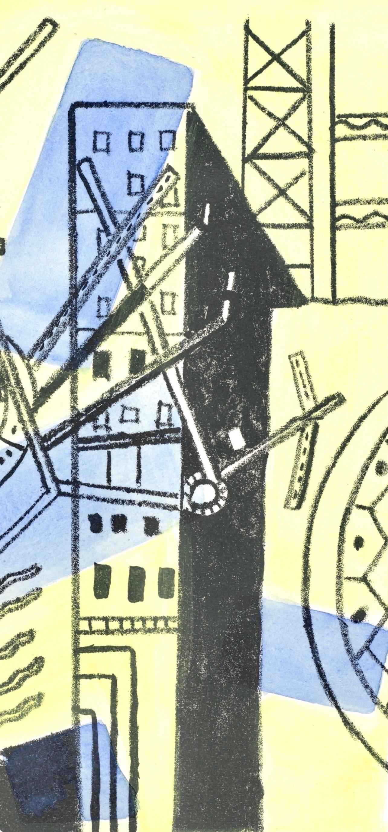 Composition (saphire 24-38), Les Illuminations, Fernand Léger en vente 3