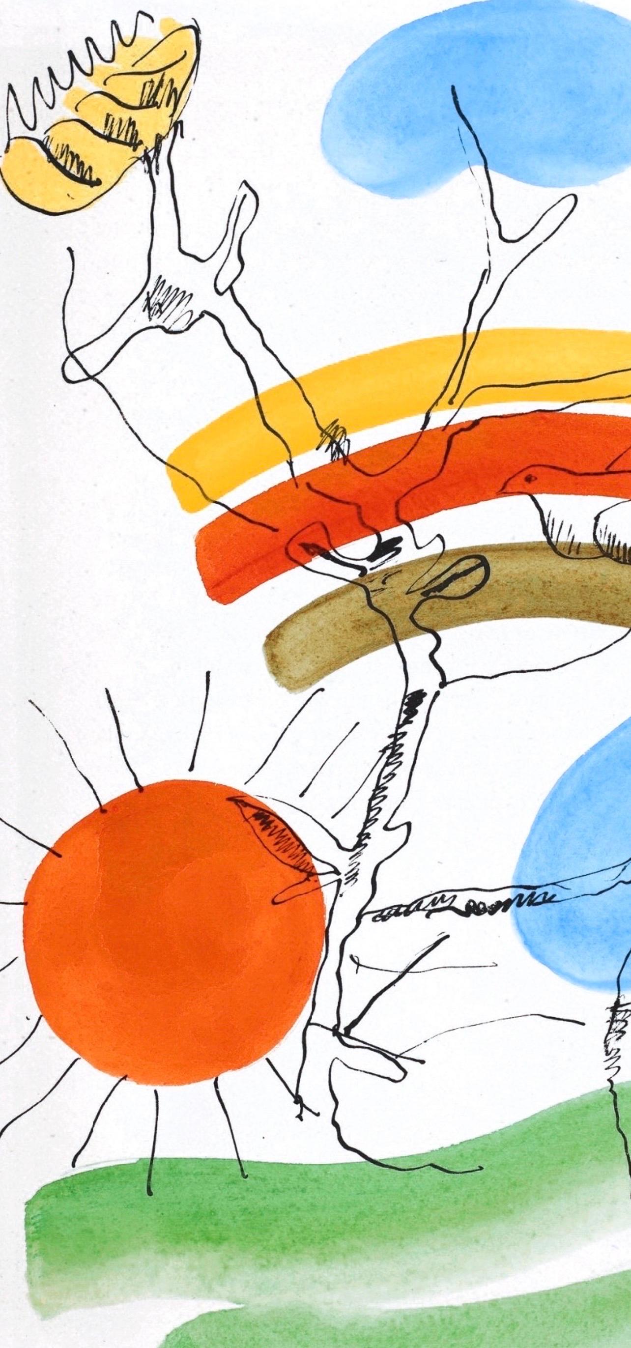 Fernand Leger, After the Flood, from The Illuminations, 1949 - Print by Fernand Léger