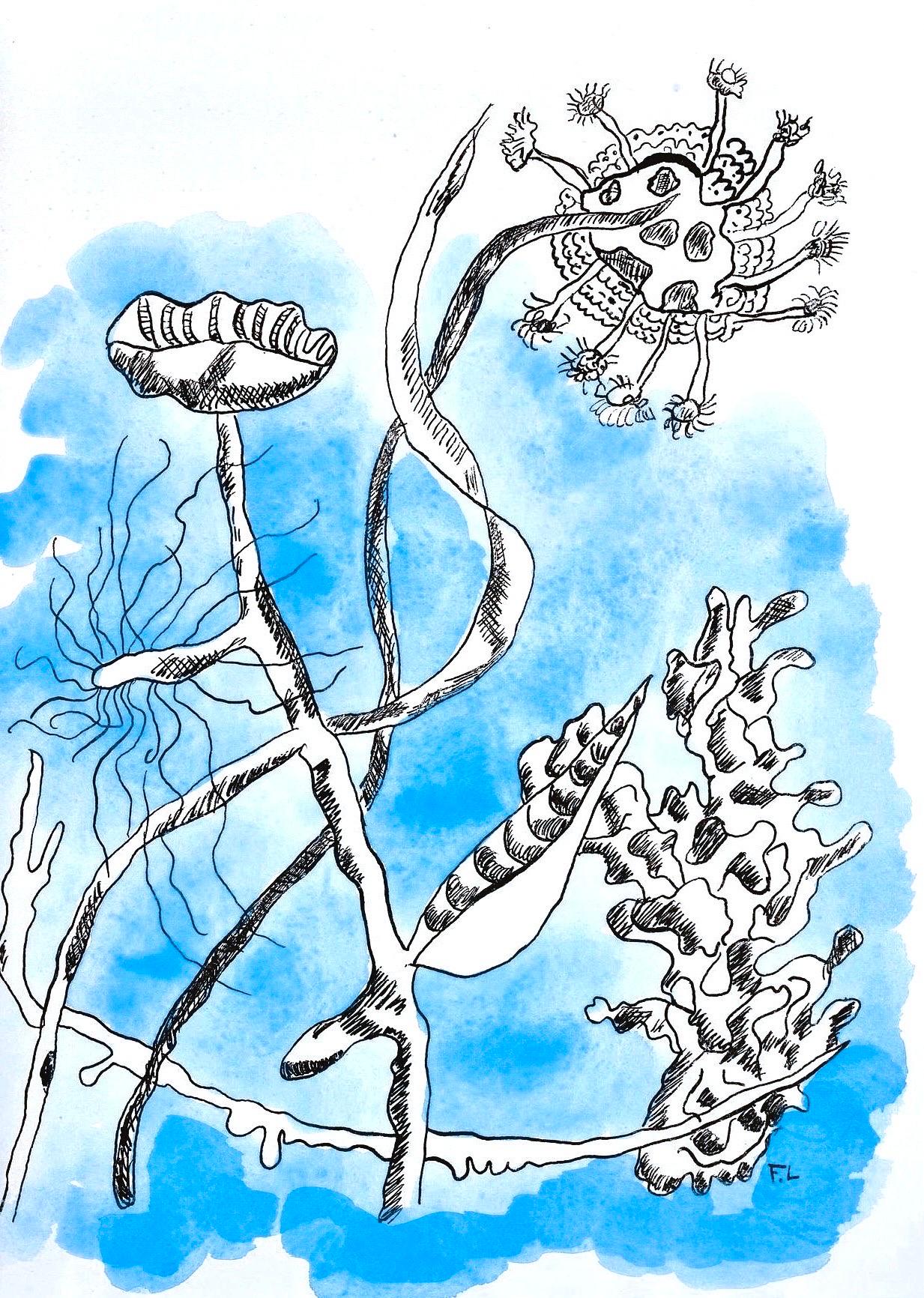 Composizione (Saphire 24-38), Les Illuminations, Fernand Léger