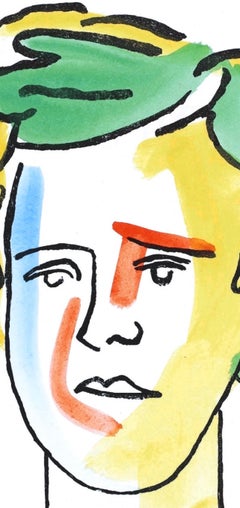 Fernand Leger, Portrait of Rimbaud, from The Illuminations, 1949