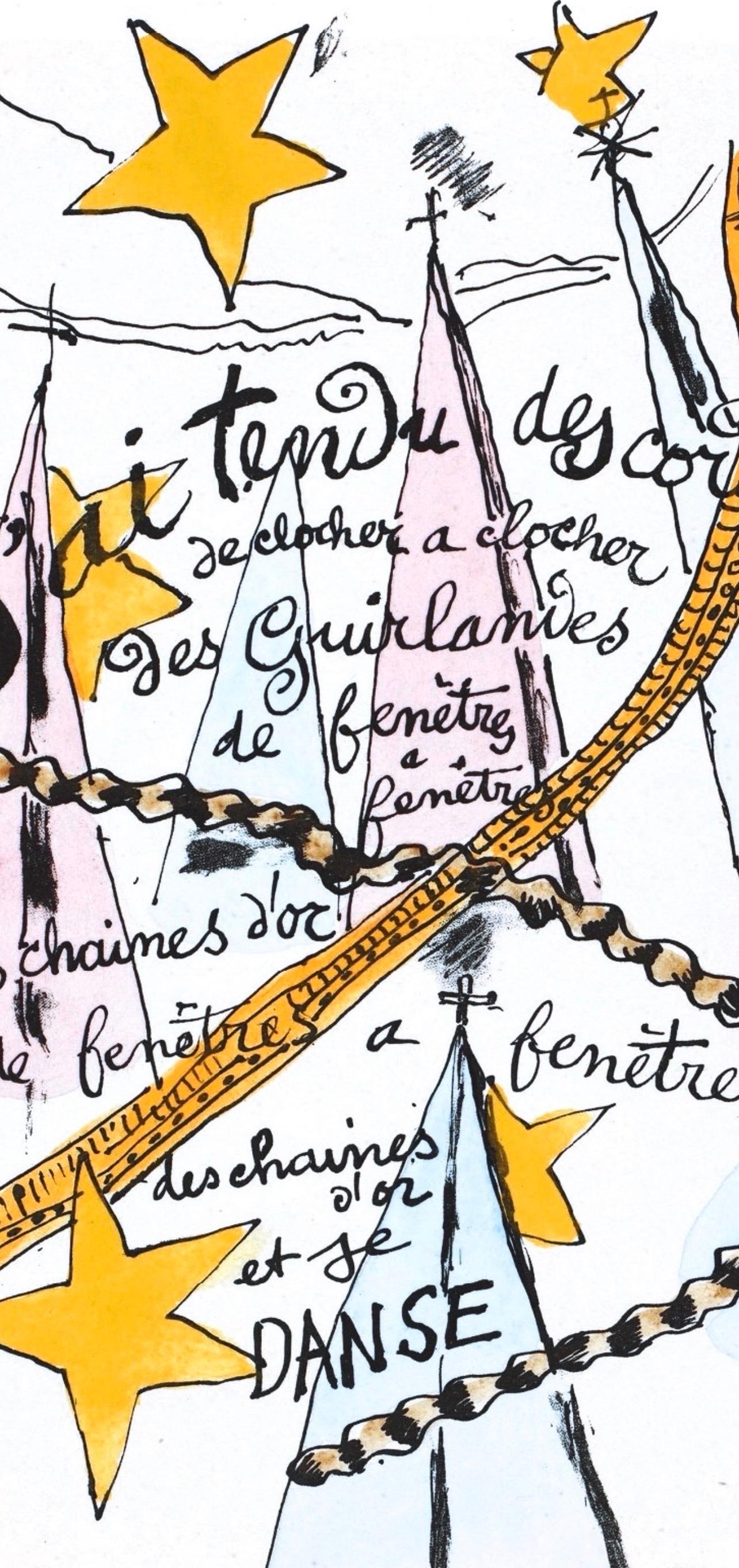 Fernand Leger, Phrases, from The Illuminations, 1949 - Print by Fernand Léger