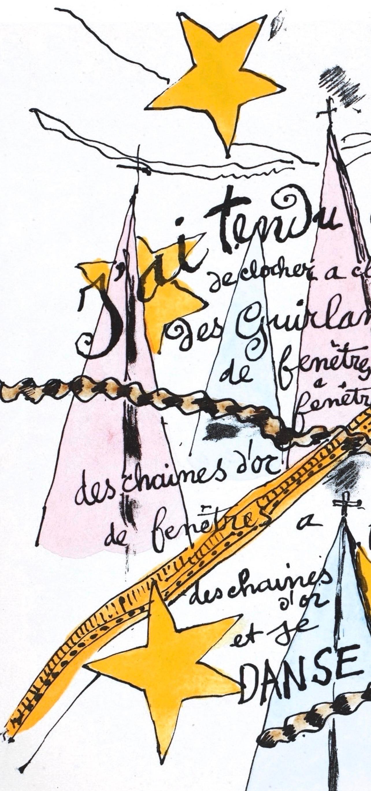 Fernand Leger, Phrases, from The Illuminations, 1949 - Modern Print by Fernand Léger