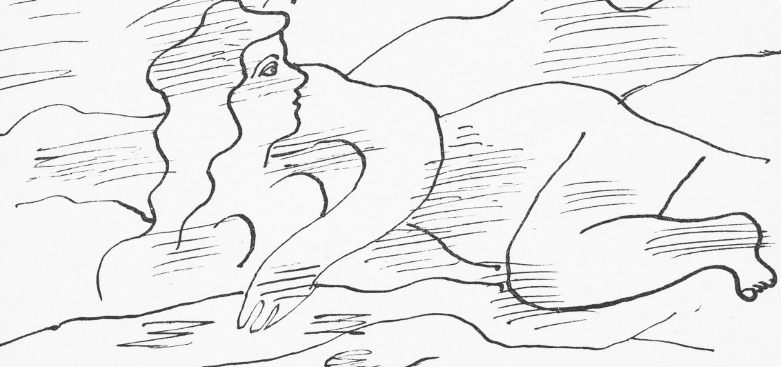 Fernand Leger, Is She Loved?, from The Illuminations, 1949 - Print by Fernand Léger