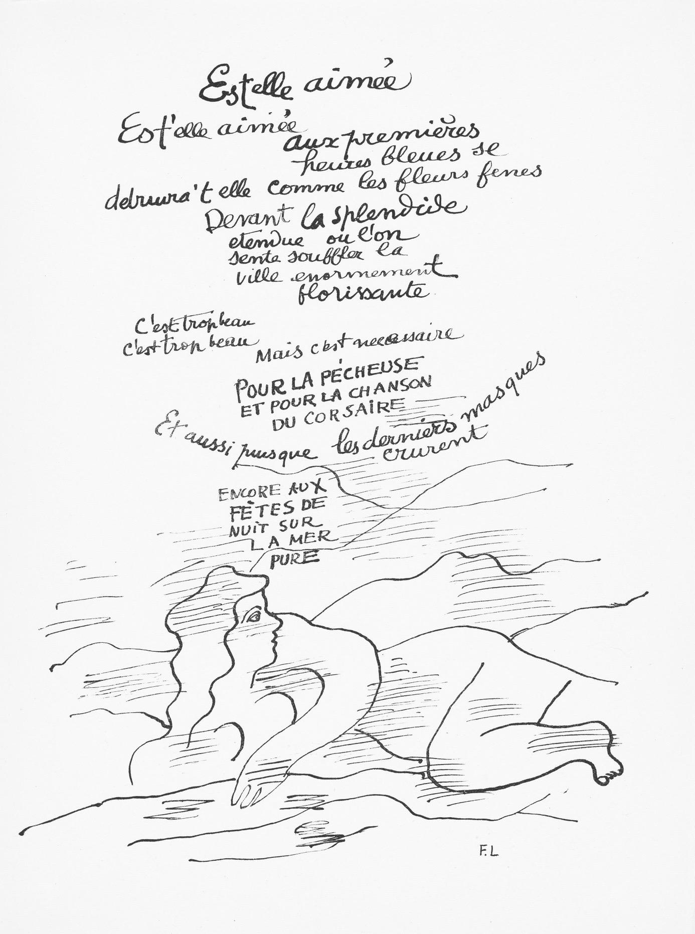 Fernand Leger, Is She Loved?, from The Illuminations, 1949