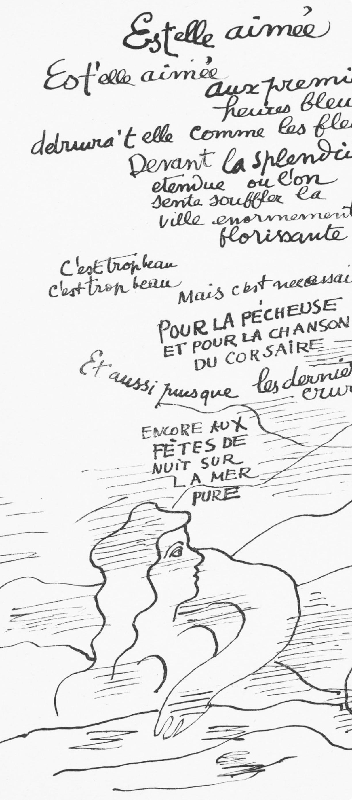 Fernand Leger, Is She Loved?, from The Illuminations, 1949 - Modern Print by Fernand Léger