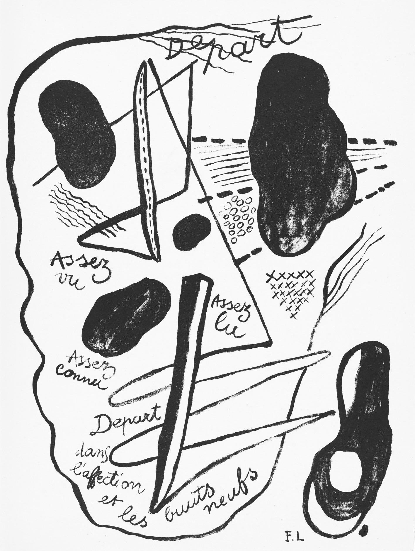 Composizione (Saphire 24-38), Les Illuminations, Fernand Léger