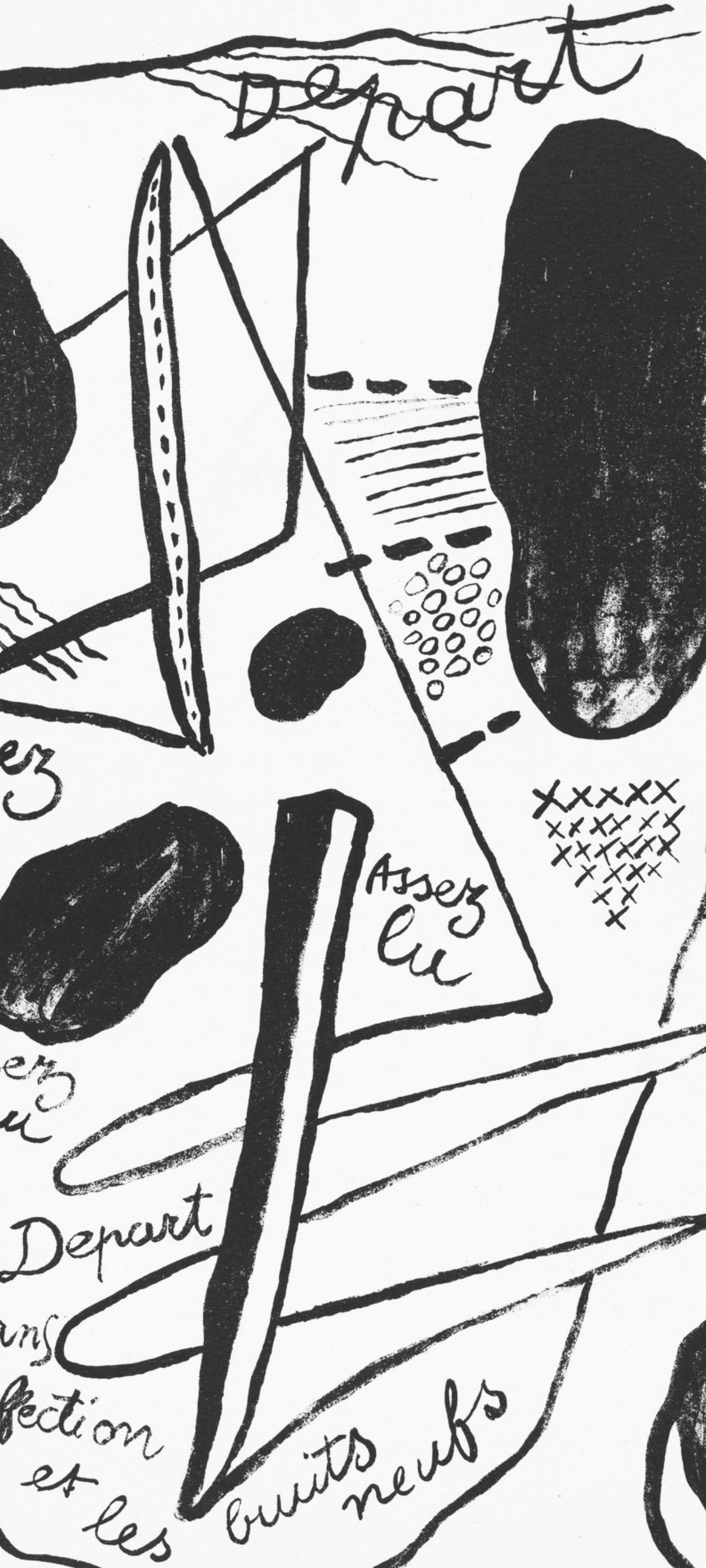 Fernand Leger, Departure, from The Illuminations, 1949 - Print by Fernand Léger