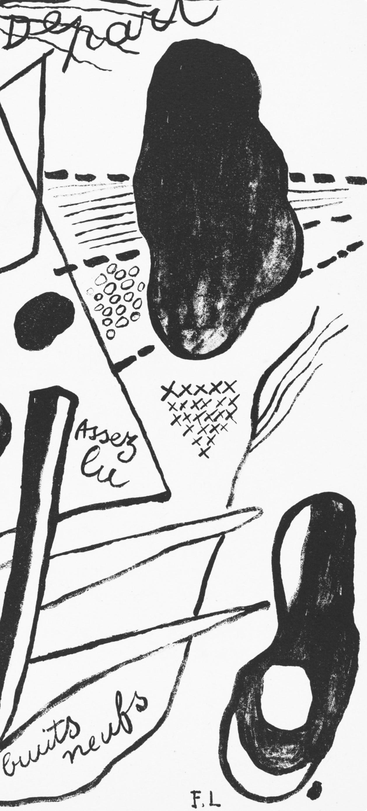 Fernand Leger, Departure, from The Illuminations, 1949 - Modern Print by Fernand Léger