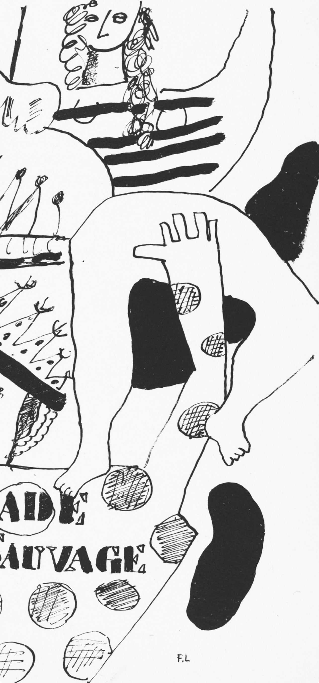 Fernand Leger, Parade, from The Illuminations, 1949 - Modern Print by Fernand Léger