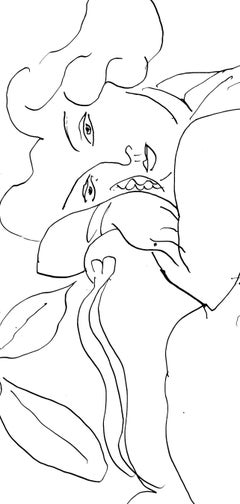 Matisse, Série C, var. 5 (Duthuit 9), Dessins, Thèmes et variations (nach)