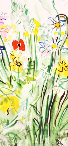 Raoul Dufy, Wildflowers, from Esprit de la fleur et du fruit, 1954 (after)