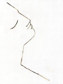 Jean Cocteau, Untitled, from Under the Coat of Fire, 1955