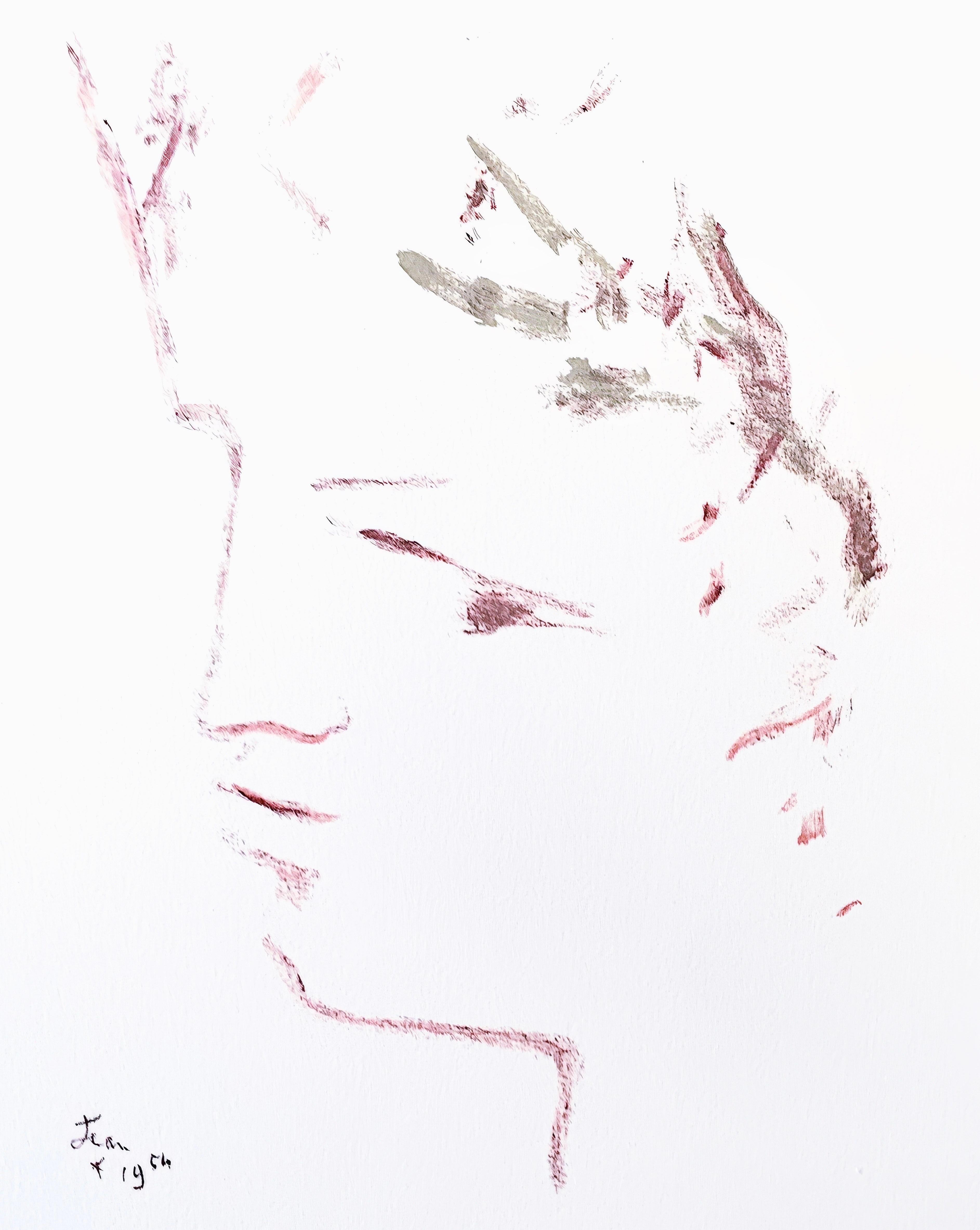 Jean Cocteau, Untitled, from Under the Coat of Fire, 1955