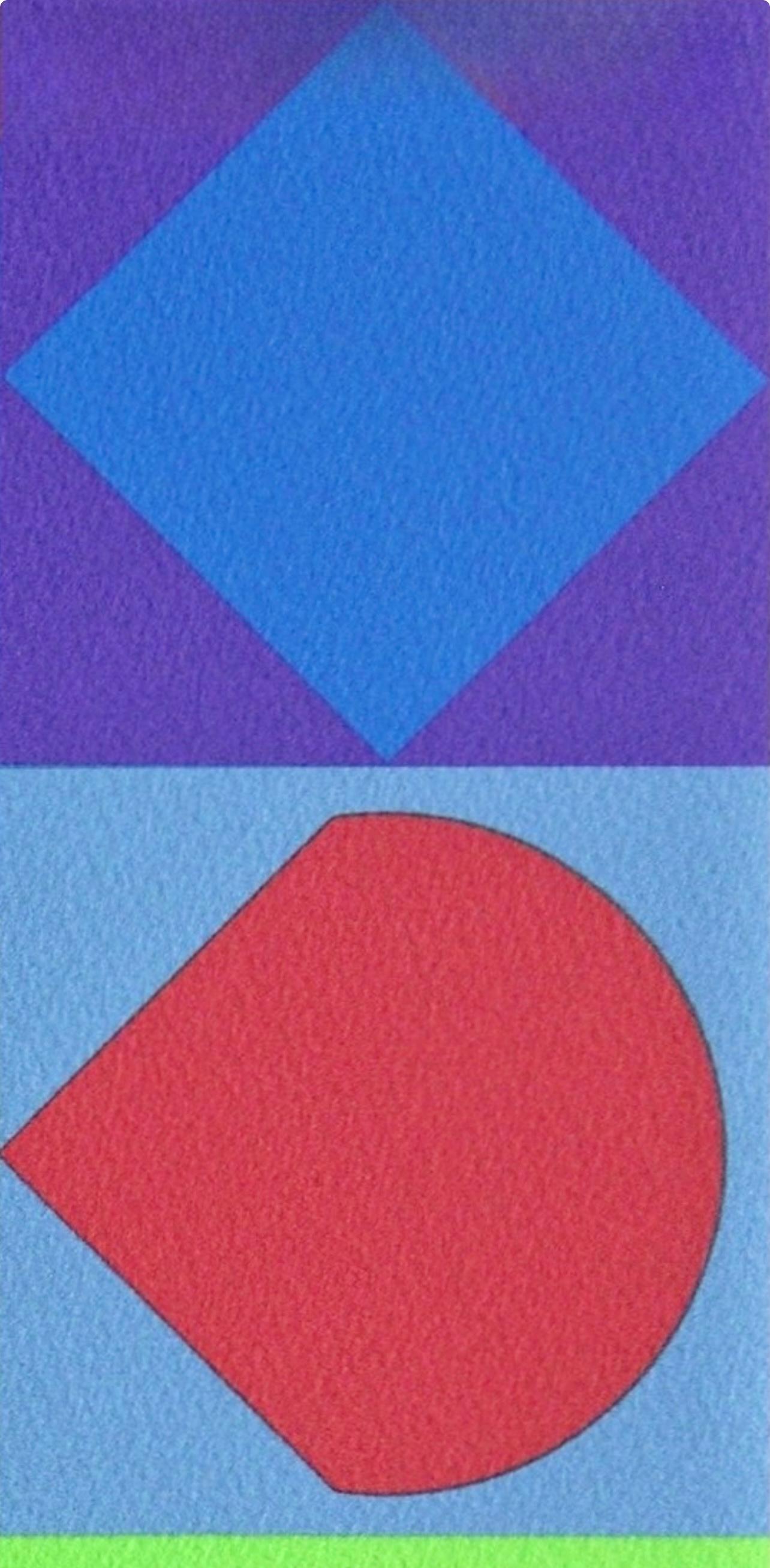 (tariff free*) Beryll, Souvenirs et Portraits d'Artistes - Op Art Print by Victor Vasarely
