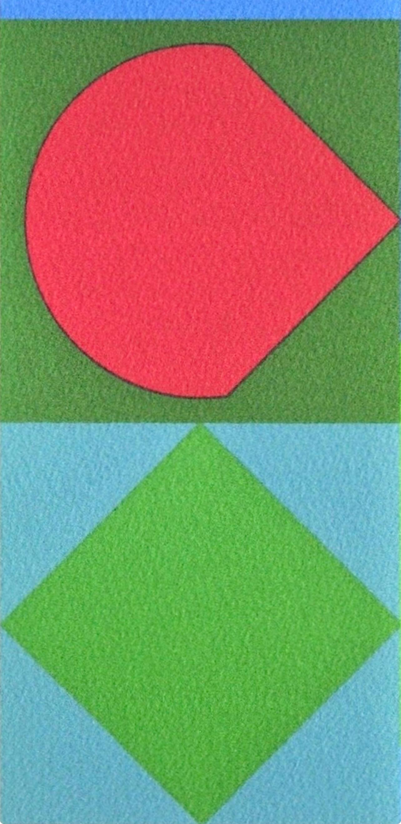 (tariff free*) Beryll, Souvenirs et Portraits d'Artistes - Gray Landscape Print by Victor Vasarely