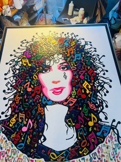 Cher The Music : un chef-d'œuvre original et unique en son genre, réalisé en techniques mixtes