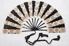 Vintage Folk Art Fan