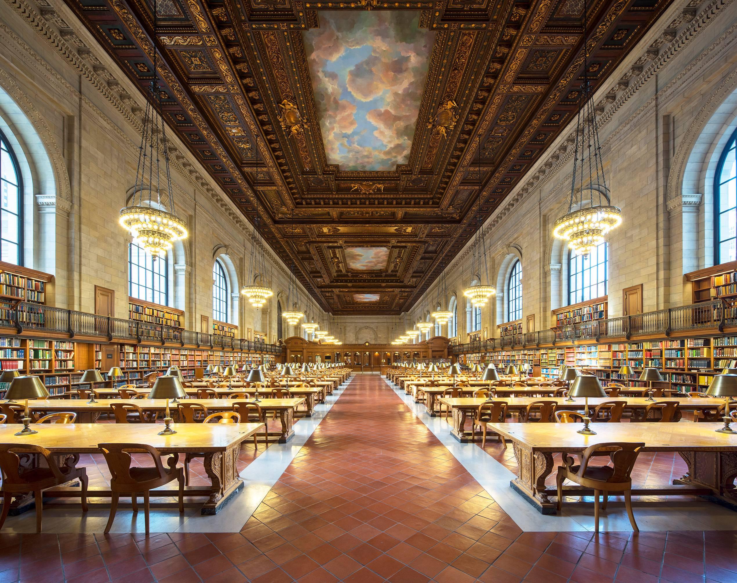 Reinhard Görner Landscape Photograph - Rose Main Reading Room (New York Public Library): Private Offer
