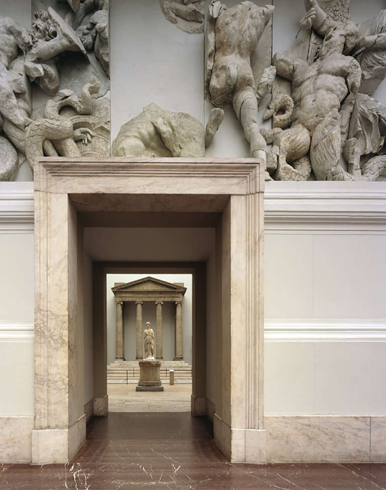 Reinhard Görner Color Photograph - Athena, Pergamon Museum, Berlin