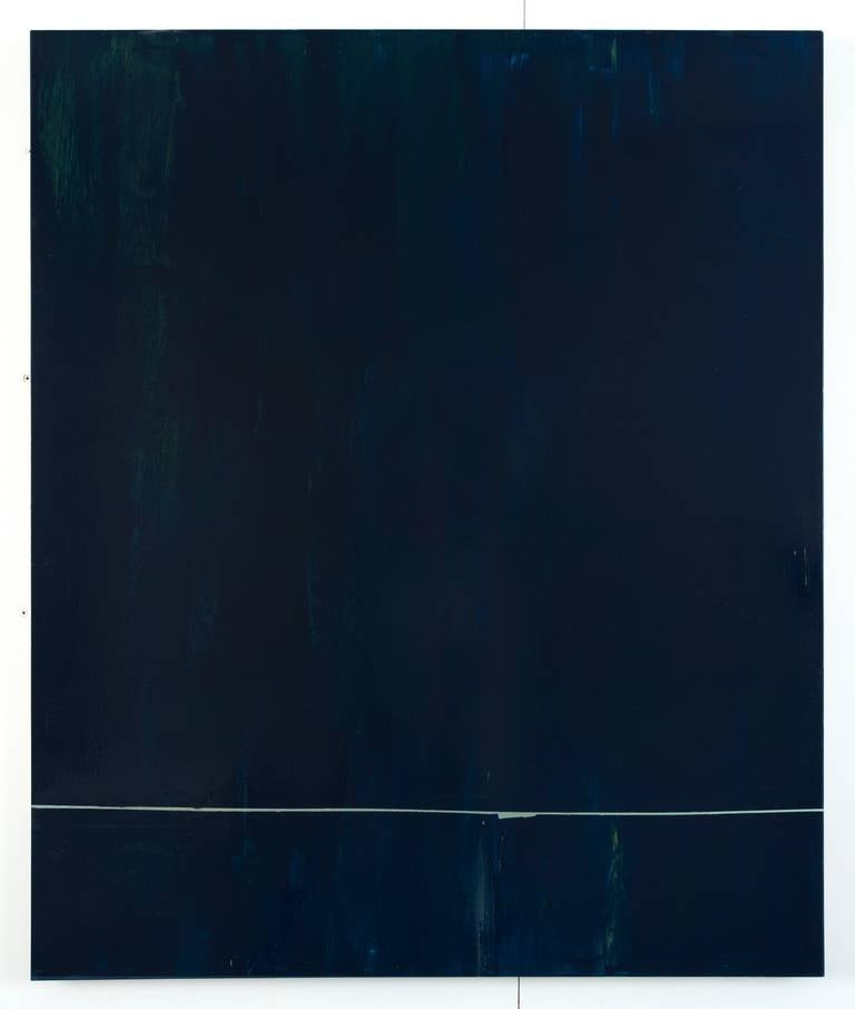 Oil on Wood

Gayle Ruskin, by Ron Morosan
In the context of formal painting Gayle Ruskin's work treads the boundary between geometric perceptual abstraction and expressionist gestural painting. They can be read as an optical statement about deep