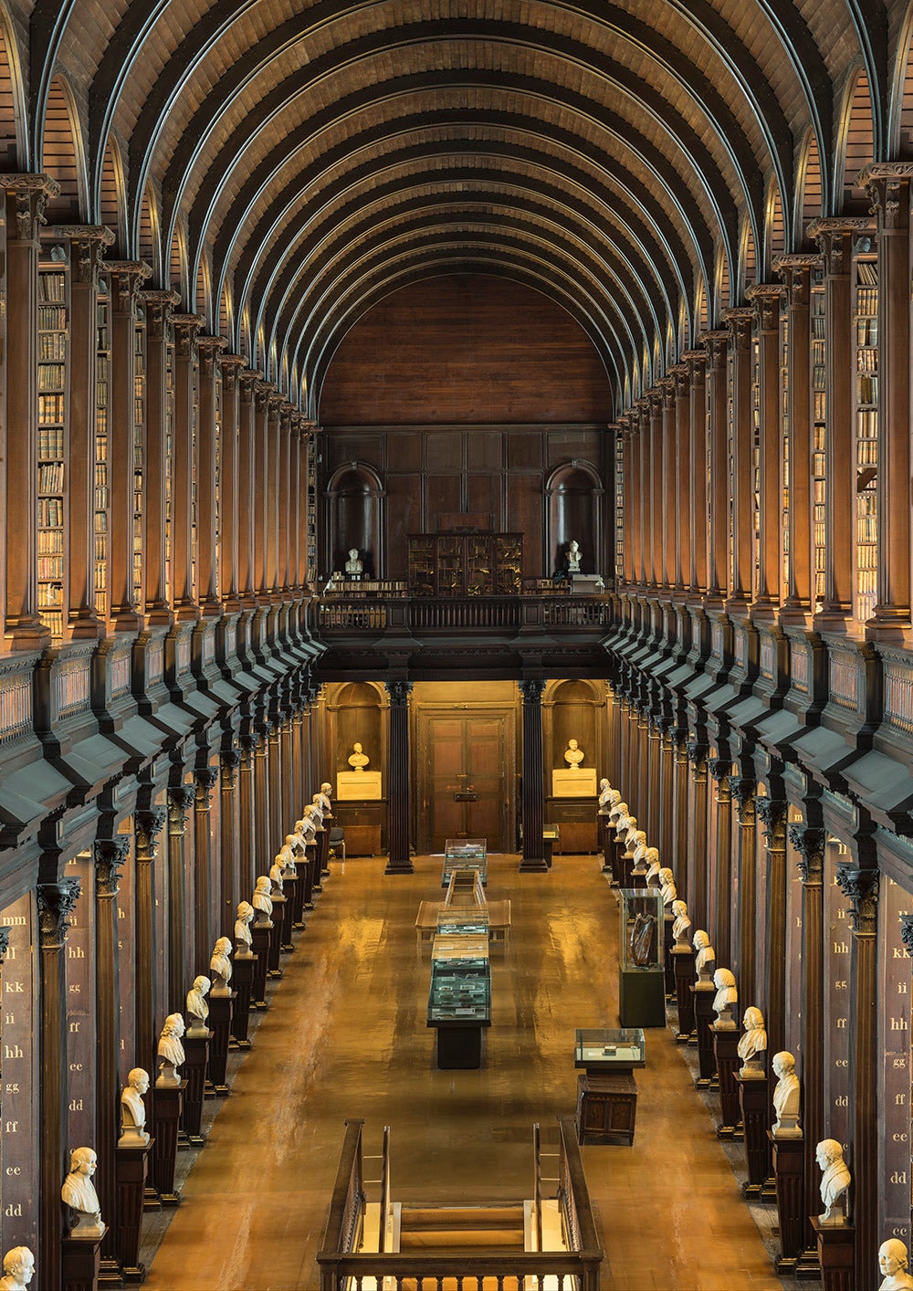 The Long Room, Trinity College Library, Dublin Ireland IV - Photograph by Reinhard Görner